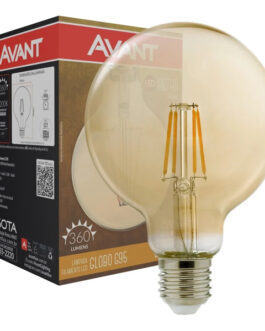 LÂMPADA LED RETRÔ G125 4W E27 AMBAR – AVANT