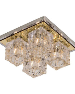 PENDENTE FROST 4 LAMP DOURADO – BRONZEARTE