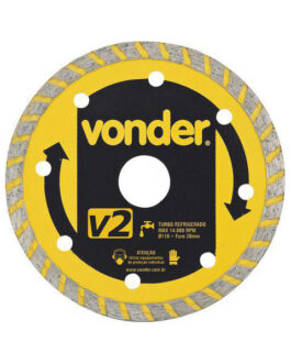 DISCO DE CORTE DIAMANTADO TURBO 110MM V2- VONDER