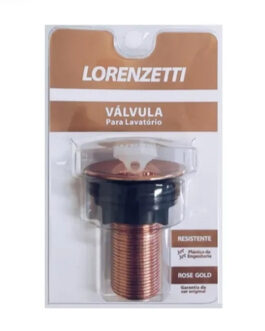 VÁLVULA LAVATÓRIO ROSE GOLD – LORENZETTI