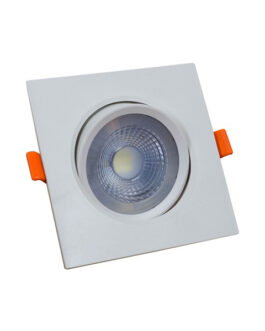 SPOT LED EMBUTIDO QUADRADO 10W 3000K-BRONZEARTE