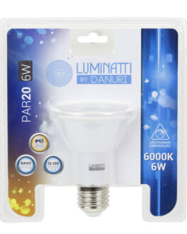 LÂMPADA LED PAR 20 /360LUMENS 6W 6500K 127/220 – LUMINATTI