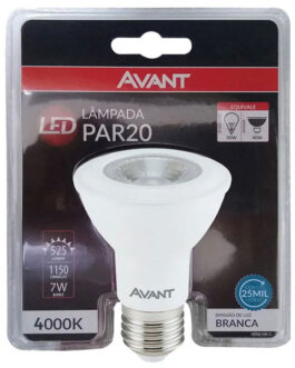 LÂMPADA LED PAR 20 580LUMENS 7W 6500K- AVANT