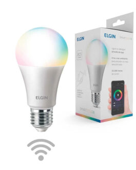 LÂMPADA BULBO LED A60 10W SMART COLORS – ELGIN