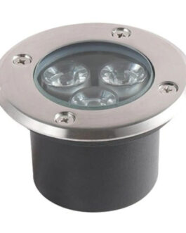 LUMINÁRIA DE PISO EMB IP67 3W 3000K – BLUMENAL