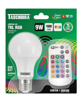 LÂMPADA LED TKL RGB SMART COLORS 9W E27